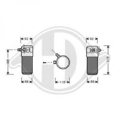 DIEDERICHS 8101505 Осушувач, кондиціонер