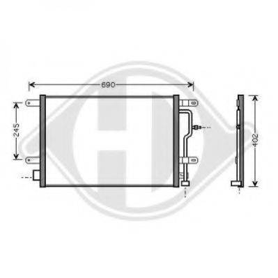 DIEDERICHS 8101700 Конденсатор, кондиціонер