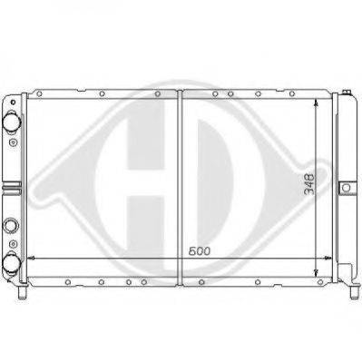 DIEDERICHS 8109124 Радіатор, охолодження двигуна
