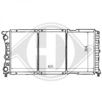 DIEDERICHS 8109162 Радіатор, охолодження двигуна
