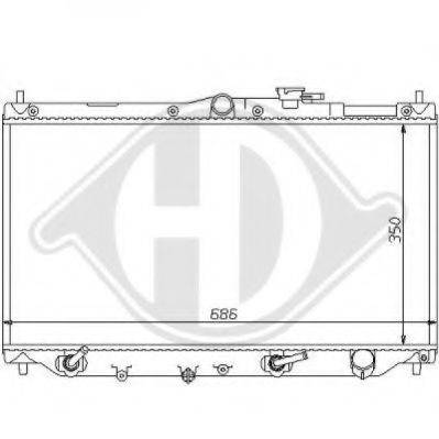 DIEDERICHS 8111122 Радіатор, охолодження двигуна