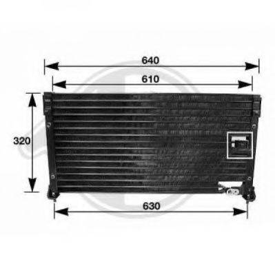 DIEDERICHS 8111152 Конденсатор, кондиціонер