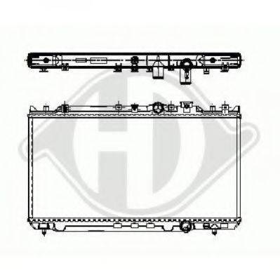DIEDERICHS 8120119 Радіатор, охолодження двигуна