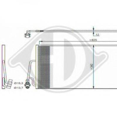 DIEDERICHS 8120600 Конденсатор, кондиціонер