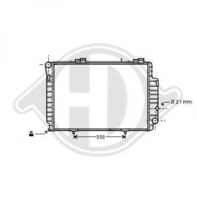 DIEDERICHS 8121177 Радіатор, охолодження двигуна