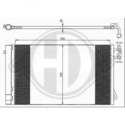 DIEDERICHS 8121600 Конденсатор, кондиціонер