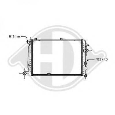 DIEDERICHS 8125165 Радіатор, охолодження двигуна