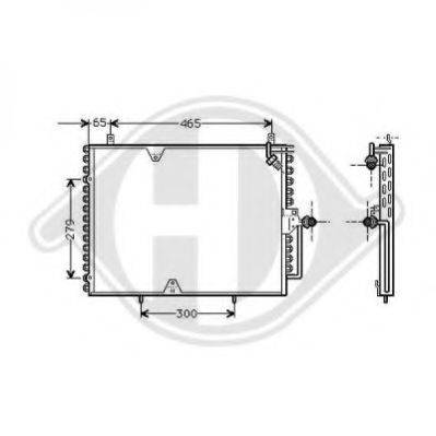 DIEDERICHS 8161300 Конденсатор, кондиціонер