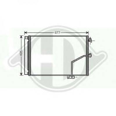 DIEDERICHS 8167200 Конденсатор, кондиціонер