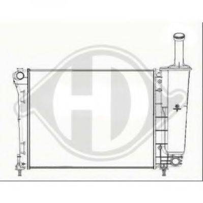 DIEDERICHS 8340505 Радіатор, охолодження двигуна
