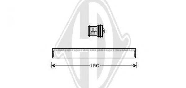 DIEDERICHS 8345609 Осушувач, кондиціонер