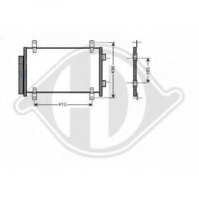 DIEDERICHS 8348300 Конденсатор, кондиціонер