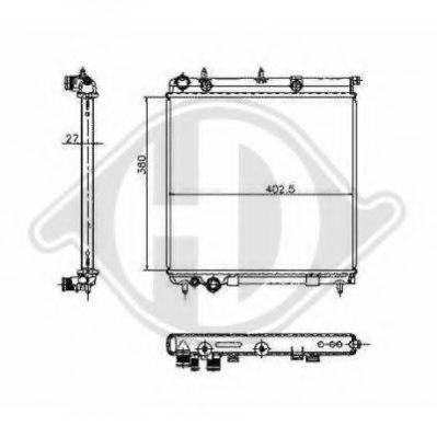 DIEDERICHS 8400504 Радіатор, охолодження двигуна