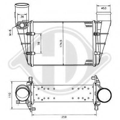 DIEDERICHS 8501113 Інтеркулер