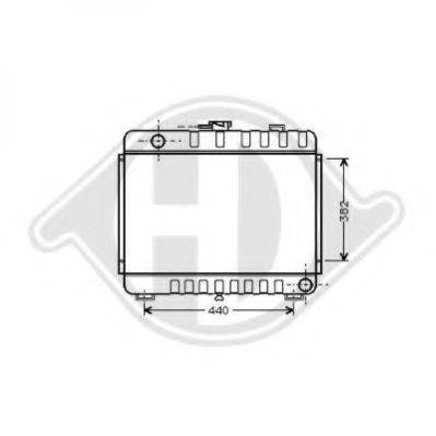 DIEDERICHS 8501937 Радіатор, охолодження двигуна