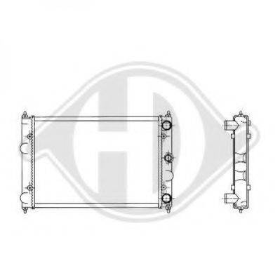 DIEDERICHS 8502109 Радіатор, охолодження двигуна
