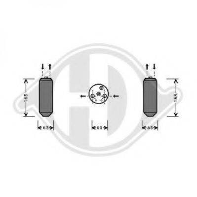 DIEDERICHS 8520601 Осушувач, кондиціонер