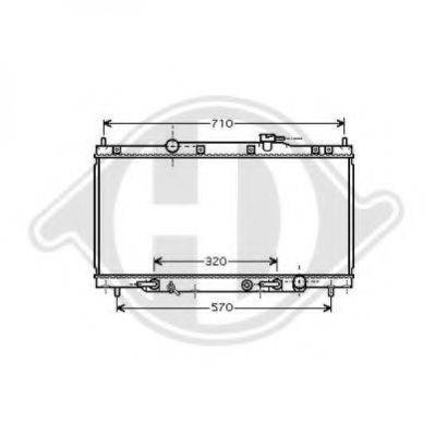 DIEDERICHS 8528106 Радіатор, охолодження двигуна