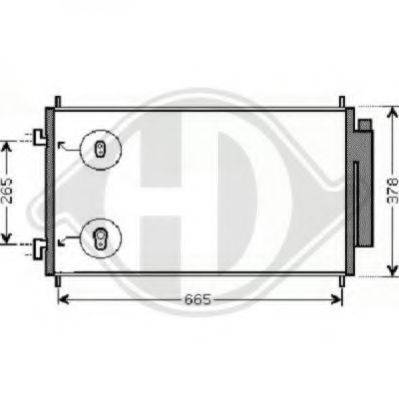 DIEDERICHS 8528305 Конденсатор, кондиціонер