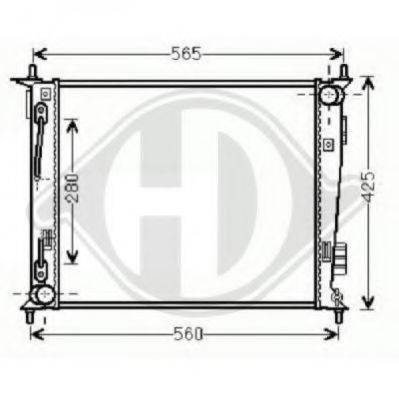 DIEDERICHS 8652604 Радіатор, охолодження двигуна