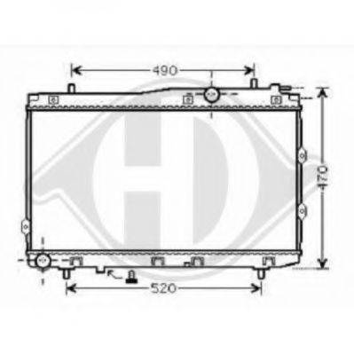 DIEDERICHS 8655200 Радіатор, охолодження двигуна
