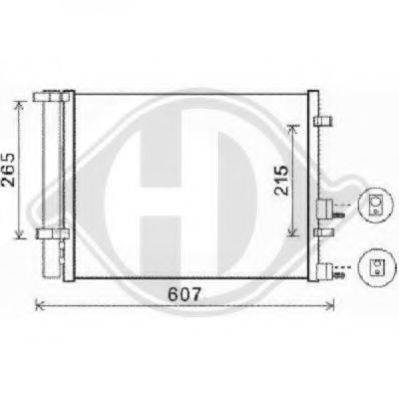DIEDERICHS 8680600 Конденсатор, кондиціонер