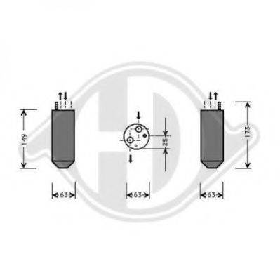 DIEDERICHS 8692001 Осушувач, кондиціонер