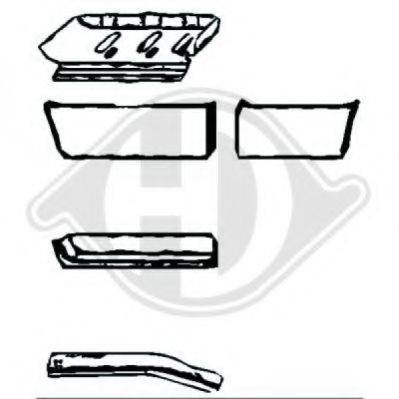 DIEDERICHS 9138021 Накладка порога