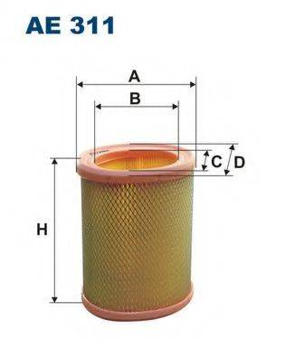 FILTRON AE311 Повітряний фільтр