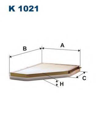 FILTRON K1021 Фільтр, повітря у внутрішньому просторі