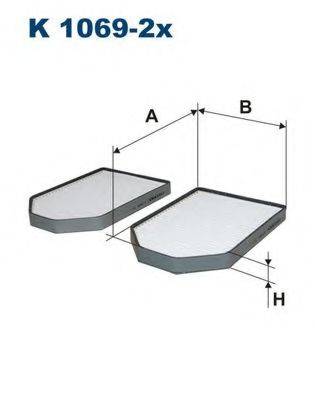 FILTRON K10692X Фільтр, повітря у внутрішньому просторі