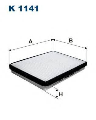 FILTRON K1141 Фільтр, повітря у внутрішньому просторі