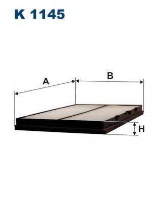 FILTRON K1145 Фільтр, повітря у внутрішньому просторі