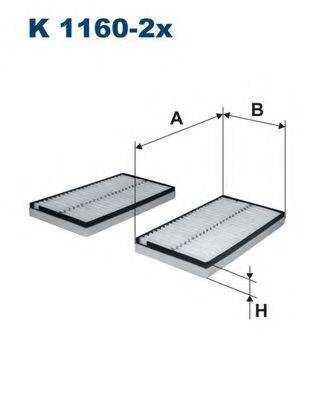 FILTRON K11602X Фільтр, повітря у внутрішньому просторі