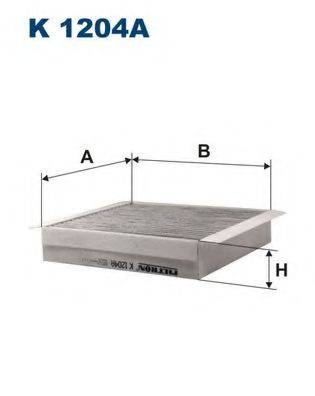 FILTRON K1204A Фільтр, повітря у внутрішньому просторі
