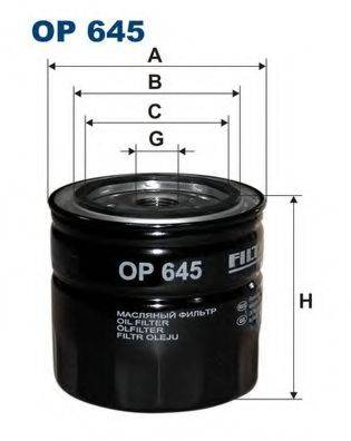 FILTRON OP645 Масляний фільтр