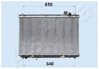 ASHIKA RDA153084 Радіатор, охолодження двигуна