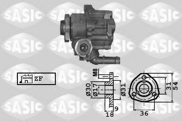 SASIC 7076023 Гідравлічний насос, кермо