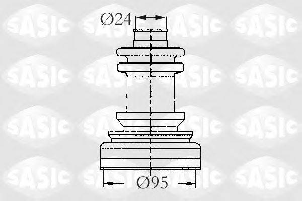 SASIC 2933423 Комплект пильника, приводний вал