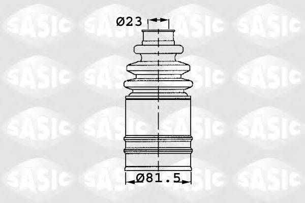 SASIC 1904006 Комплект пильника, приводний вал