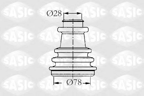 SASIC 2933733 Комплект пильника, приводний вал