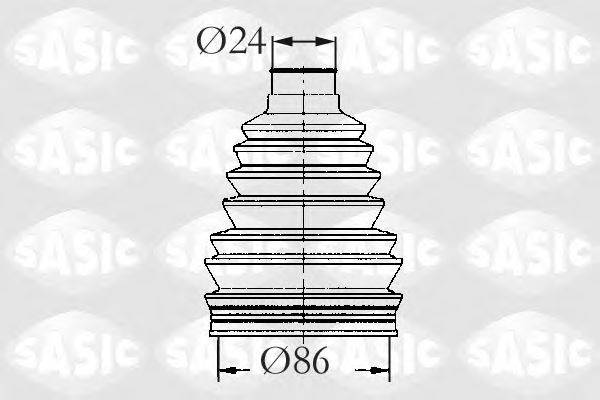 SASIC 2933053 Комплект пильника, приводний вал