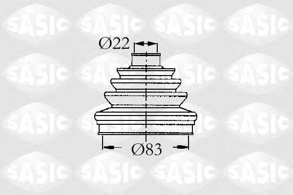 SASIC 9004607 Комплект пильника, приводний вал