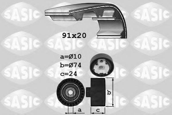 SASIC 1756055 Комплект ременя ГРМ