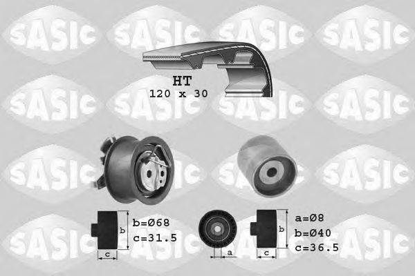 SASIC 1756003 Комплект ременя ГРМ