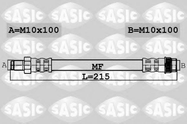 SASIC 6600013 Гальмівний шланг