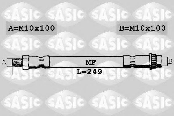 SASIC 6604001 Гальмівний шланг