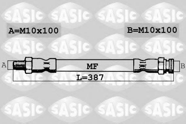 SASIC 6606070 Гальмівний шланг