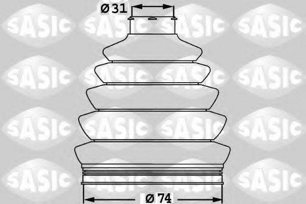 SASIC 1900017 Комплект пильника, приводний вал