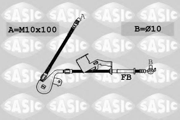 SASIC 6600064 Гальмівний шланг